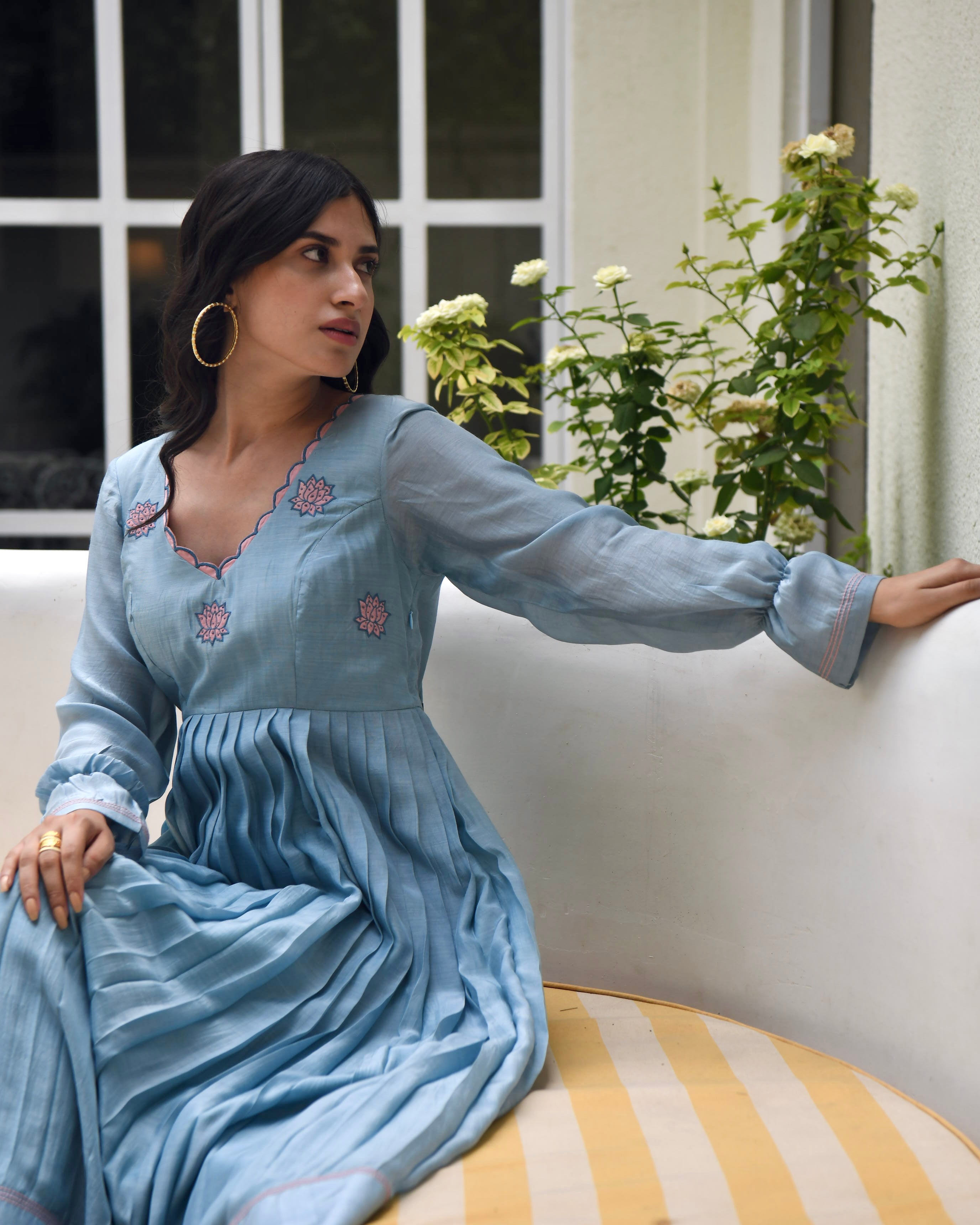 Carolina Blue Dress – Taro India