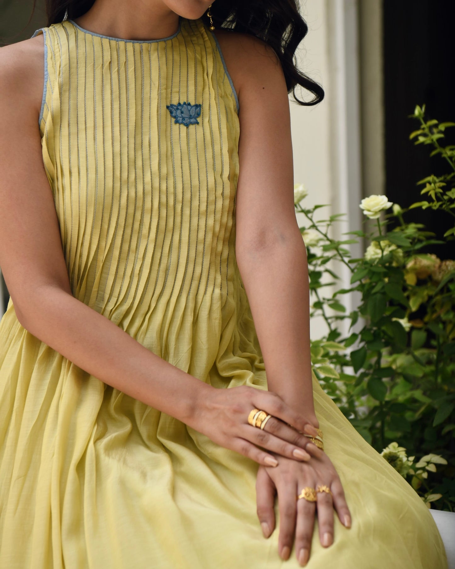 Oyster Yellow dress