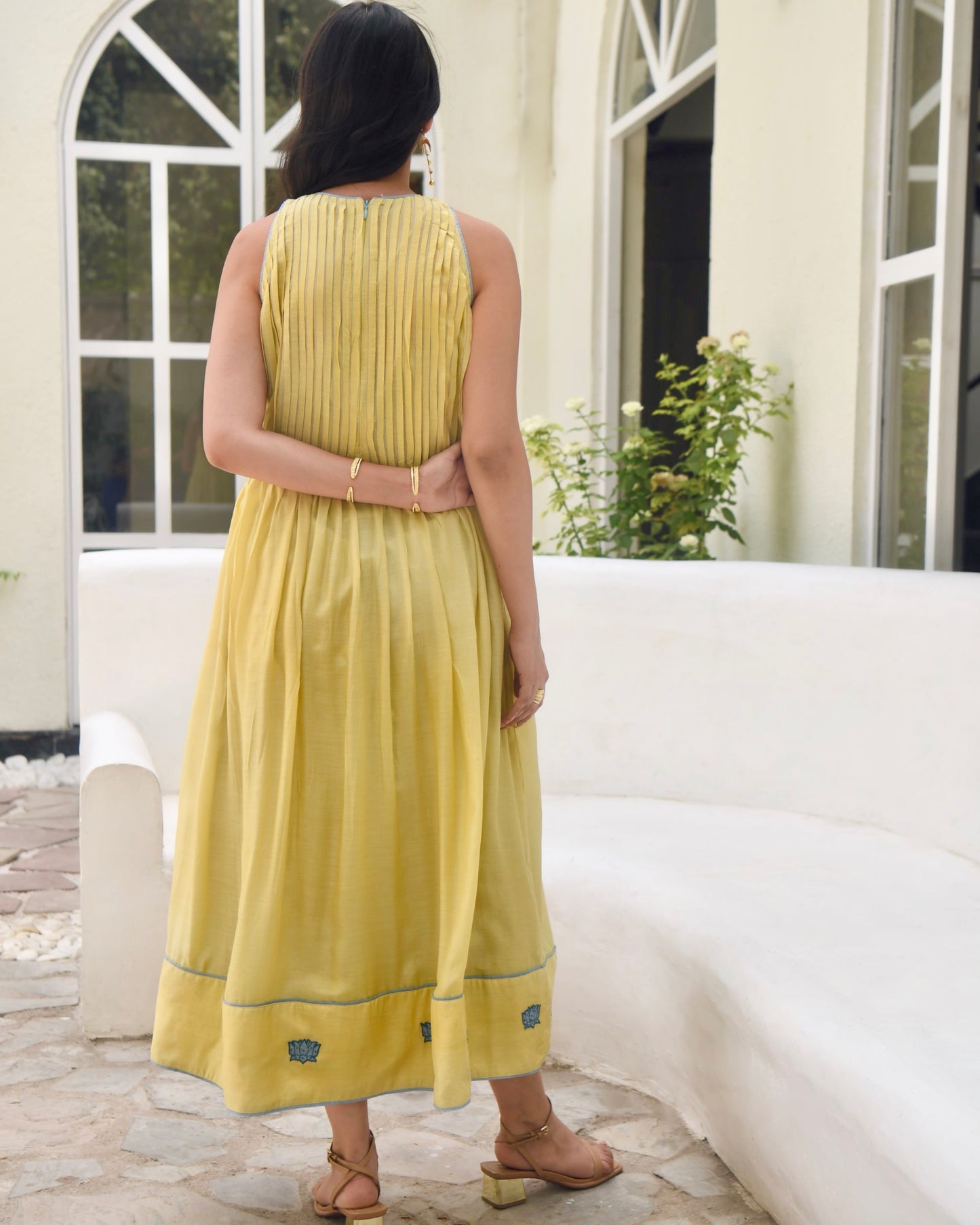 Oyster Yellow dress