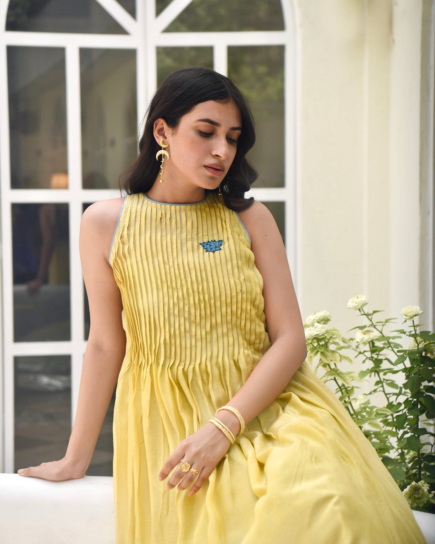 Oyster Yellow dress